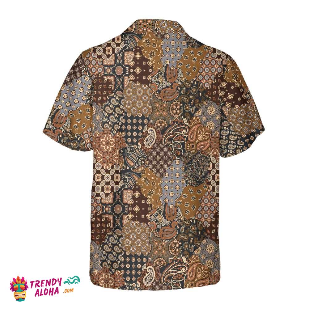 Paisley Geometric Pattern Hawaiian Shirt, Paisley Shirt For Men And Women, Paisley Print Shirt