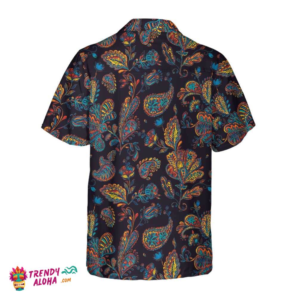 Paisley Watercolor Floral Pattern Hawaiian Shirt, Paisley Shirt For Men And Women, Paisley Print Shirt