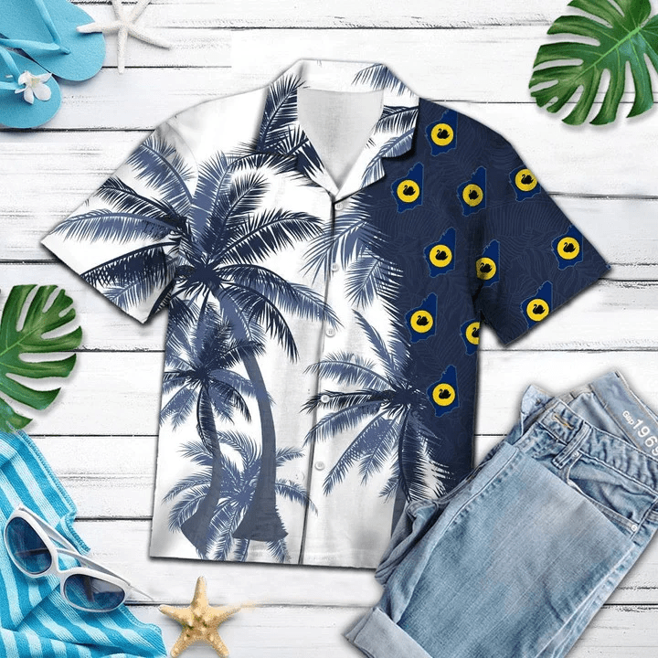 Palm Tree Great Gift For Western Australia Lover Pattern Trendy Hawaiian Shirt