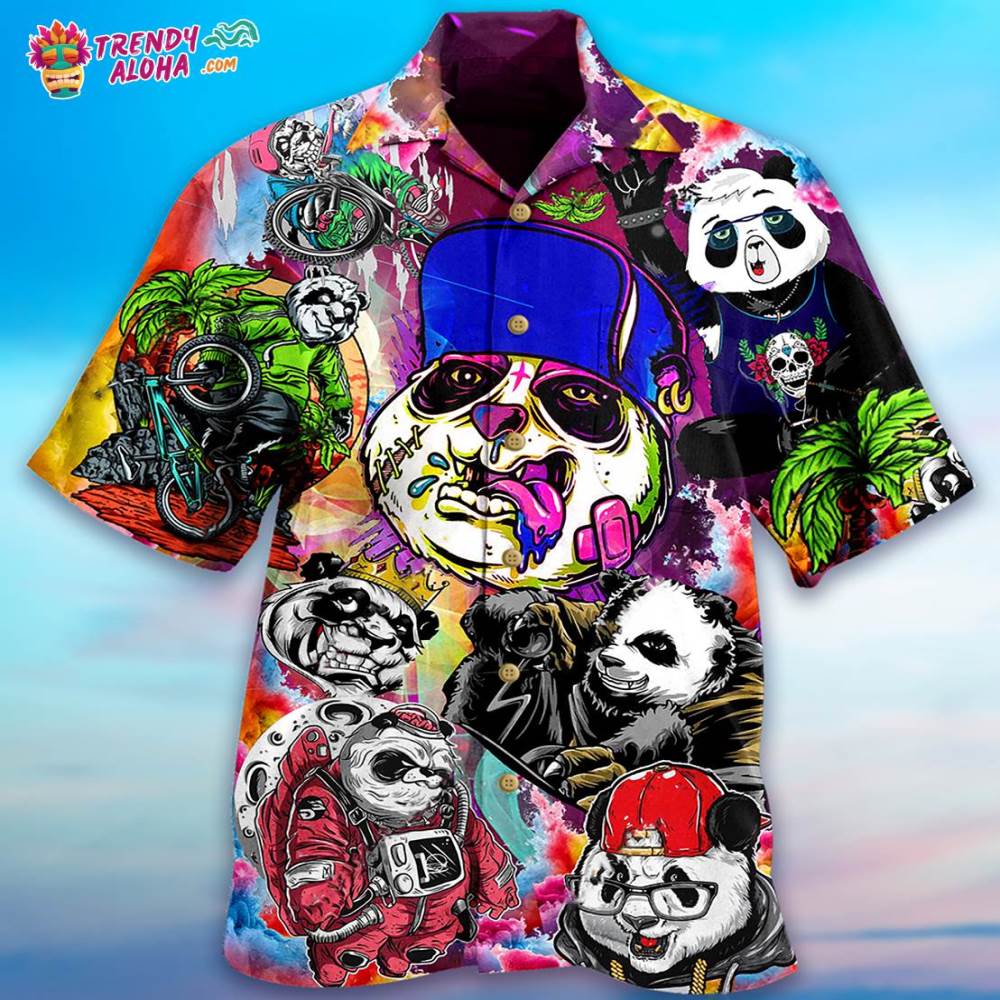 Panda Love Animals Hawaiian Shirt – Trendy Aloha