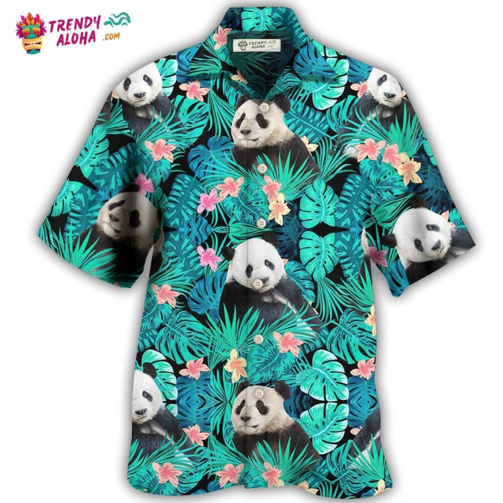 Panda Tropical Summer Hawaiian Shirt – Trendy Aloha Panda Tropical Summer Hawaiian Shirt – Trendy Aloha