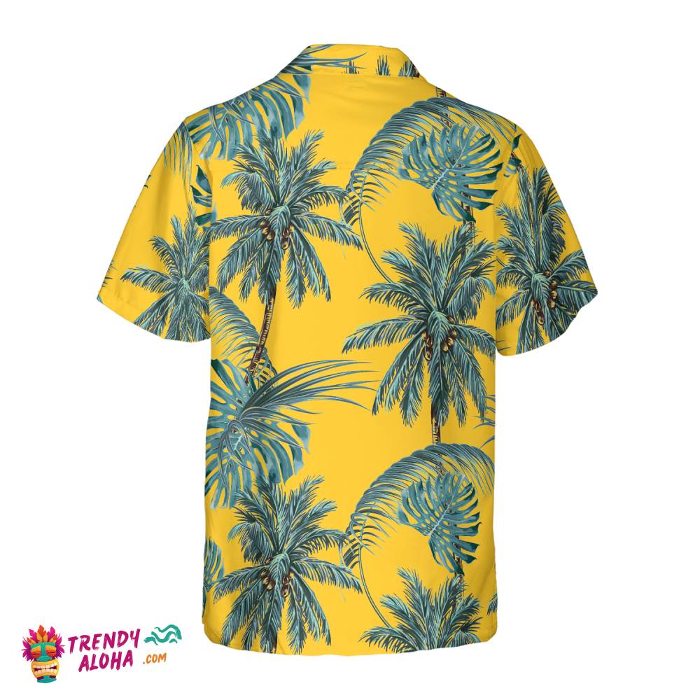 Panda Yellow Tropical Custom Hawaiian Shirt