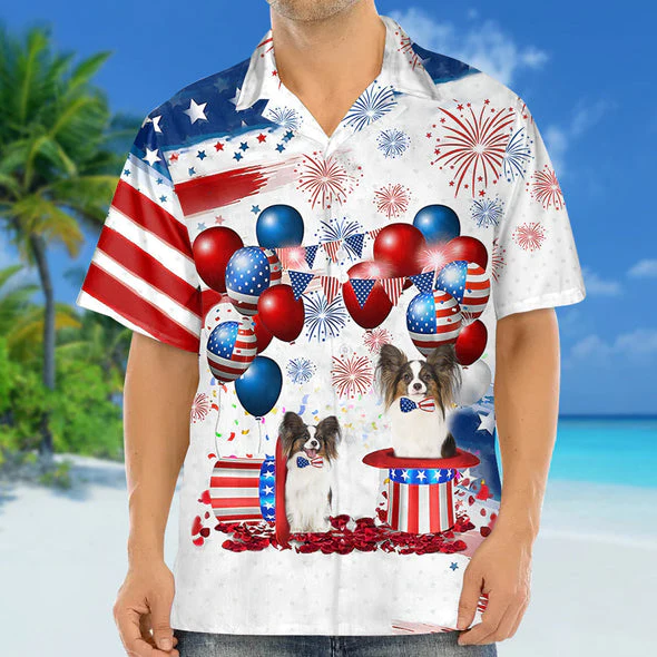 Papillion Independence Day Trendy Hawaiian Shirt For Men And Women, 4Th Of July Trendy Hawaiian Shirt