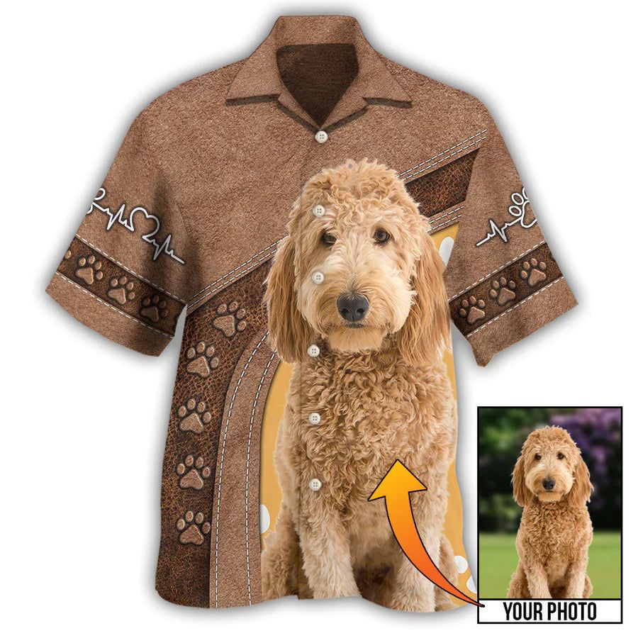 Paradise Paws: Dog Paw Photo Hawaiian Shirt for Pet Lovers Paradise Paws: Dog Paw Photo Hawaiian Shirt for Pet Lovers