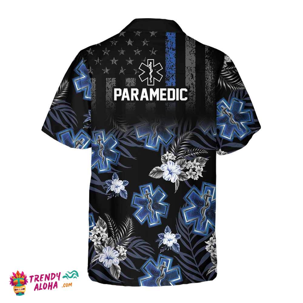 Paramedic The Blue Hawaiian Shirt, Parademic Shirt For Men, Paramedic Gift Ideas