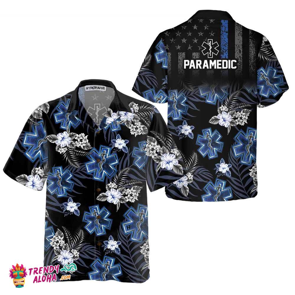 Paramedic The Blue Hawaiian Shirt, Parademic Shirt For Men, Paramedic Gift Ideas Paramedic The Blue Hawaiian Shirt, Parademic Shirt For Men, Paramedic Gift Ideas