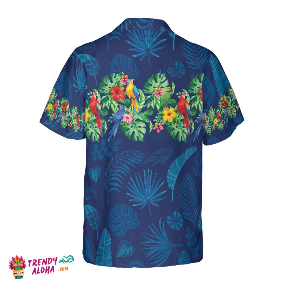 Parrot Aloha Shirt For Men Hawaiian Shirt