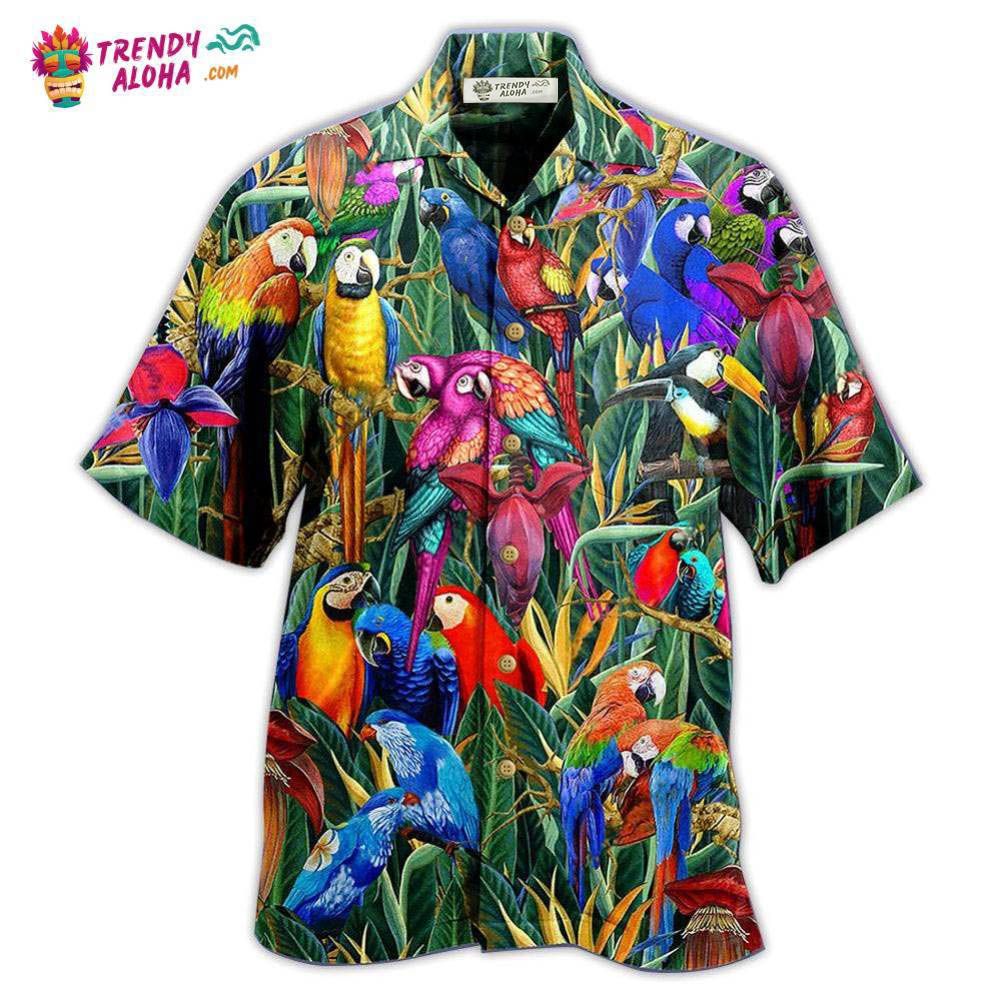 Parrot Amazing Tropical Hawaiian Shirt – Trendy Aloha