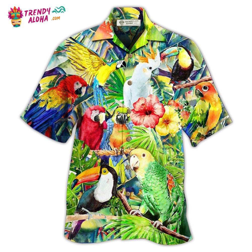 Parrot Lovely Life Hawaiian Shirt – Trendy Aloha