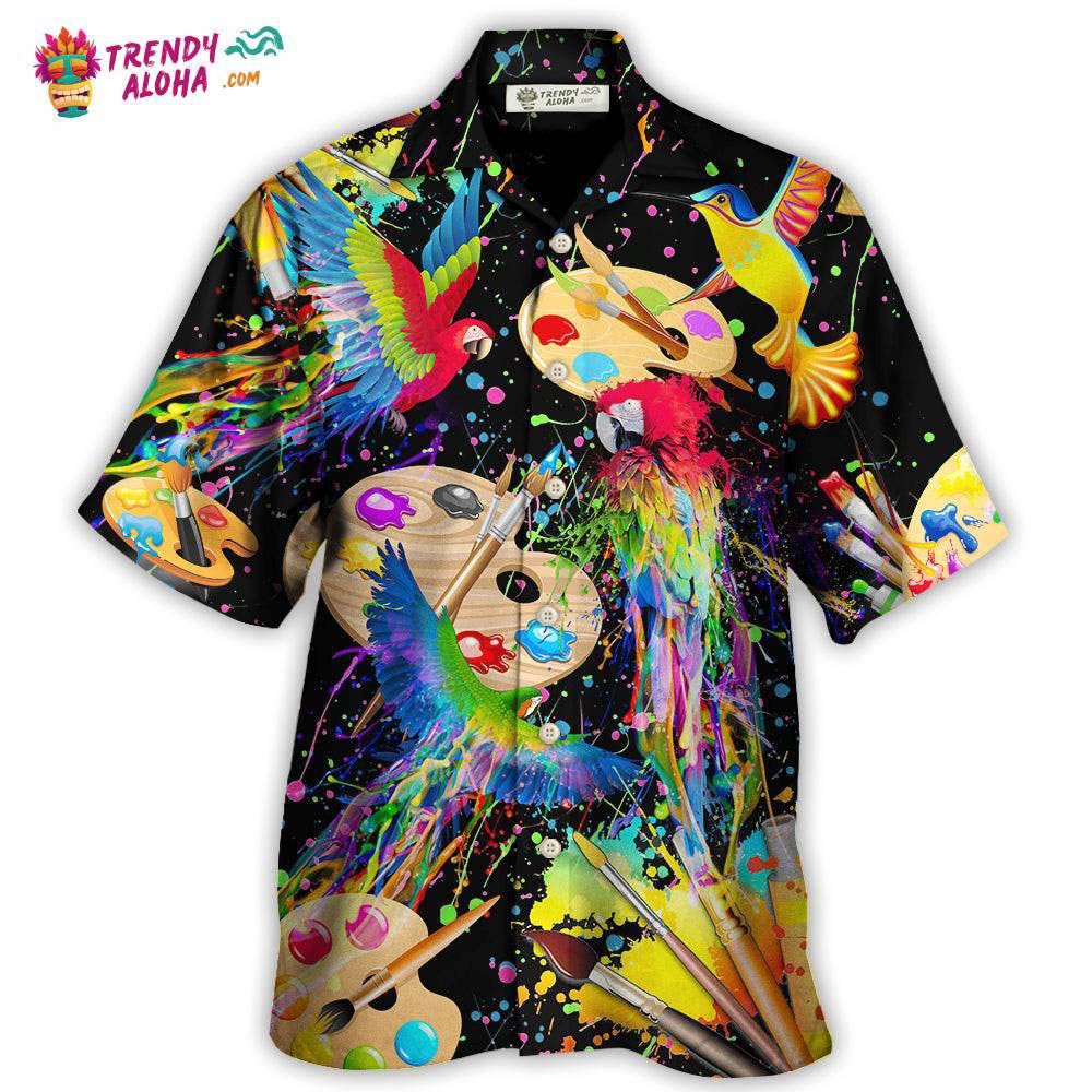 Parrot Painting Your Dream Hawaiian Shirt – Trendy Aloha