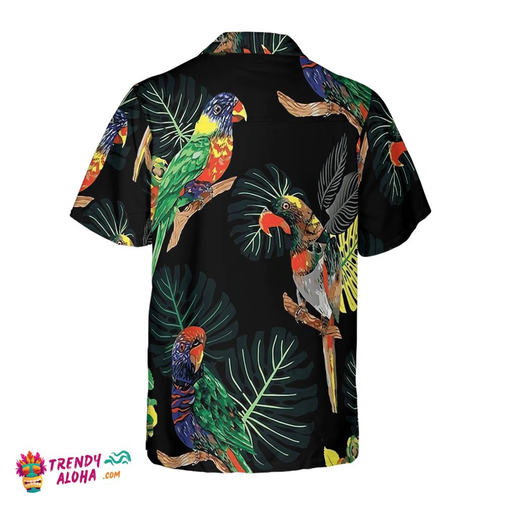 Parrots In The Tropical Rain Forest Hawaiian Shirt