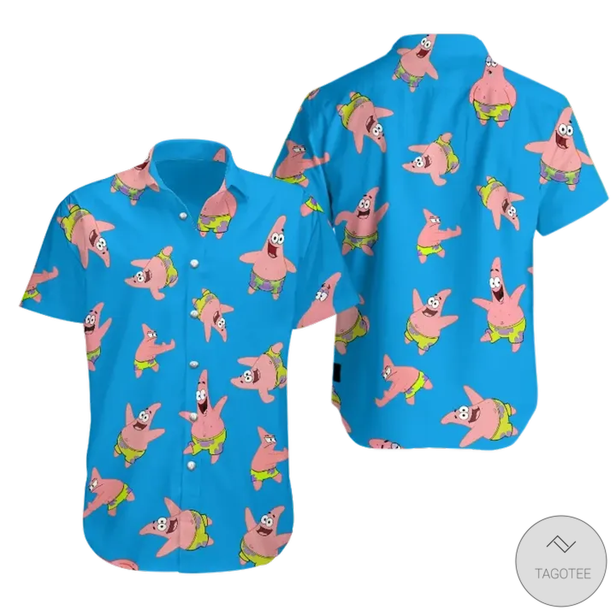 Patrick Star Inspired Hawaiian Shirt Unique Design
