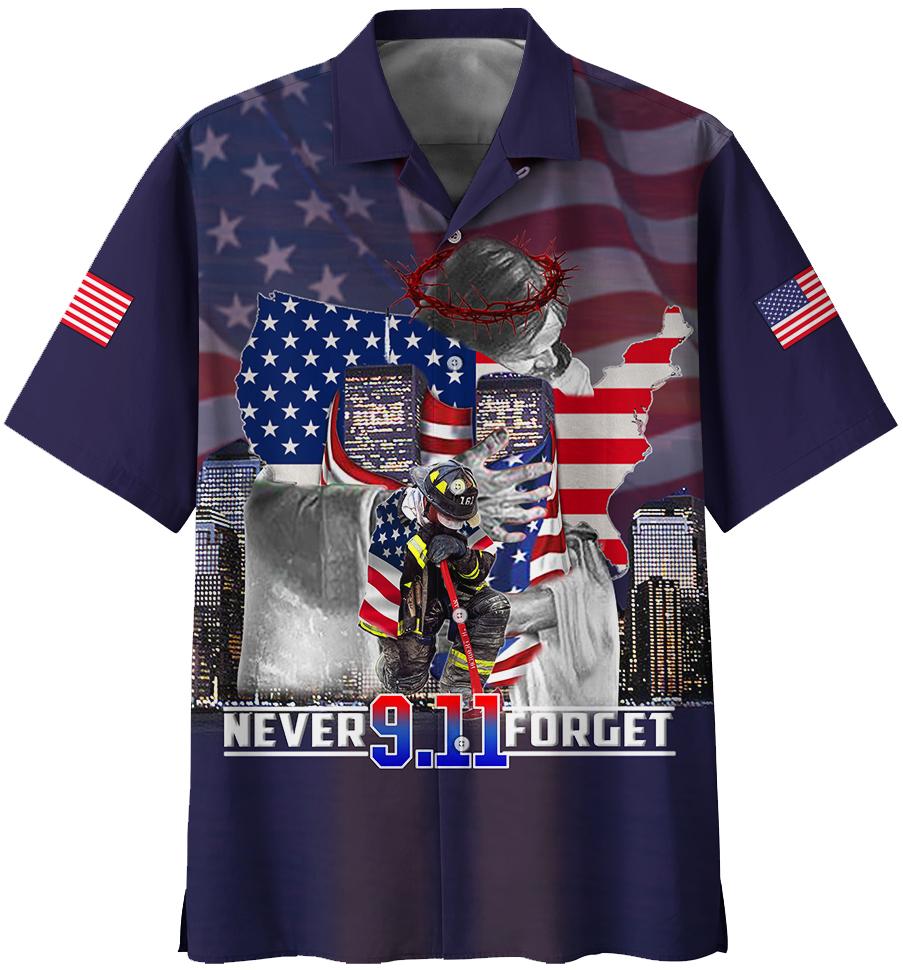 Patriot Day Hawaiian Shirt 9.11 Never Forget Firefighter In The God’s Arm Blue Hawaii Aloha Shirt September 11Th Hawaii Shirt Patriot Day Hawaiian Shirt 9.11 Never Forget Firefighter In The God’s Arm Blue Hawaii Aloha Shirt September 11Th Hawaii Shirt