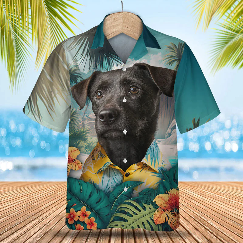 Patterdale Terrier 2 Trendy Hawaiian Shirt, Dog Lover Trendy Hawaiian Shirt, Summer Trendy Hawaiian Shirt For Men And Women