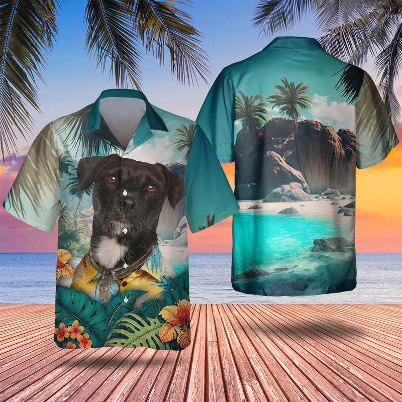 Patterdale Terrier Trendy Hawaiian Shirt, Dog Lover Trendy Hawaiian Shirt, Summer Trendy Hawaiian Shirt For Men And Women