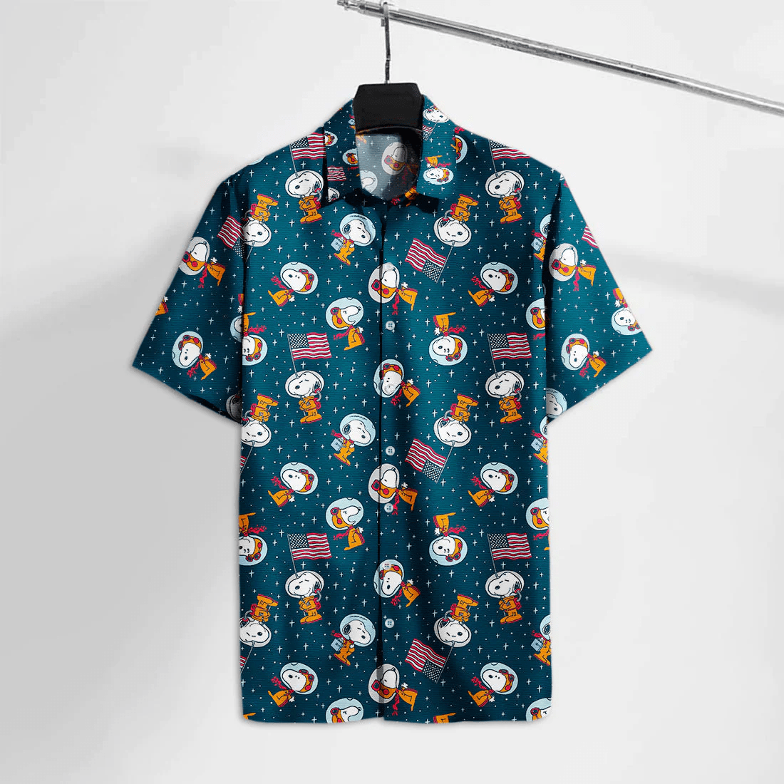 Peanut Hawaiian Shirt Peanut Beagle In Space Hawaii Tshirt Cute High Quality Peanut Aloha Shirt