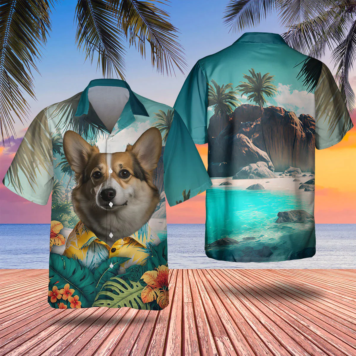 Pembroke Welsh Corgi 2 Trendy Hawaiian Shirt, Dog Lover Trendy Hawaiian Shirt, Summer Trendy Hawaiian Shirt For Men And Women