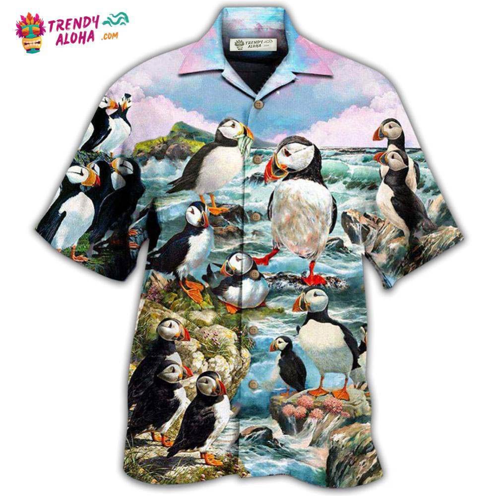 Penguin Animals Penguins On The Coast And Blue Sky Hawaiian Shirt – Trendy Aloha Penguin Animals Penguins On The Coast And Blue Sky Hawaiian Shirt – Trendy Aloha