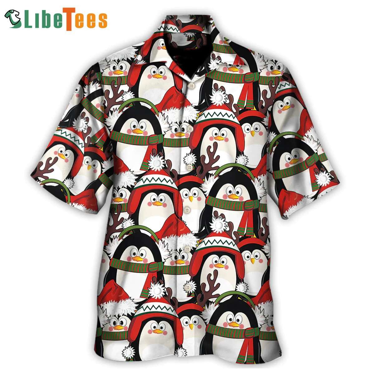 Penguin Cute Christmas Holiday, Santa Trendy Hawaiian Shirt Perfect Gifts For Your Loved Ones