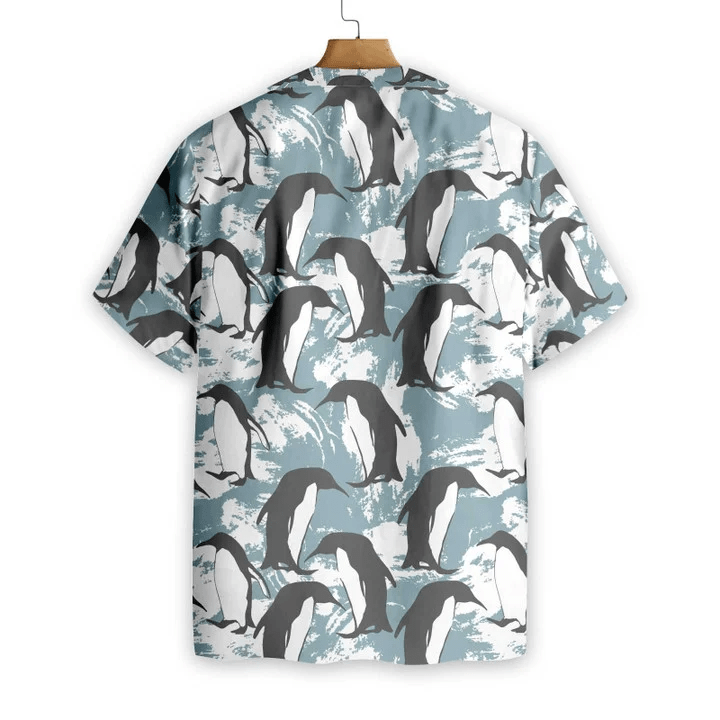 Penguin Seamless Pattern Trendy Hawaiian Shirt For Men And Women