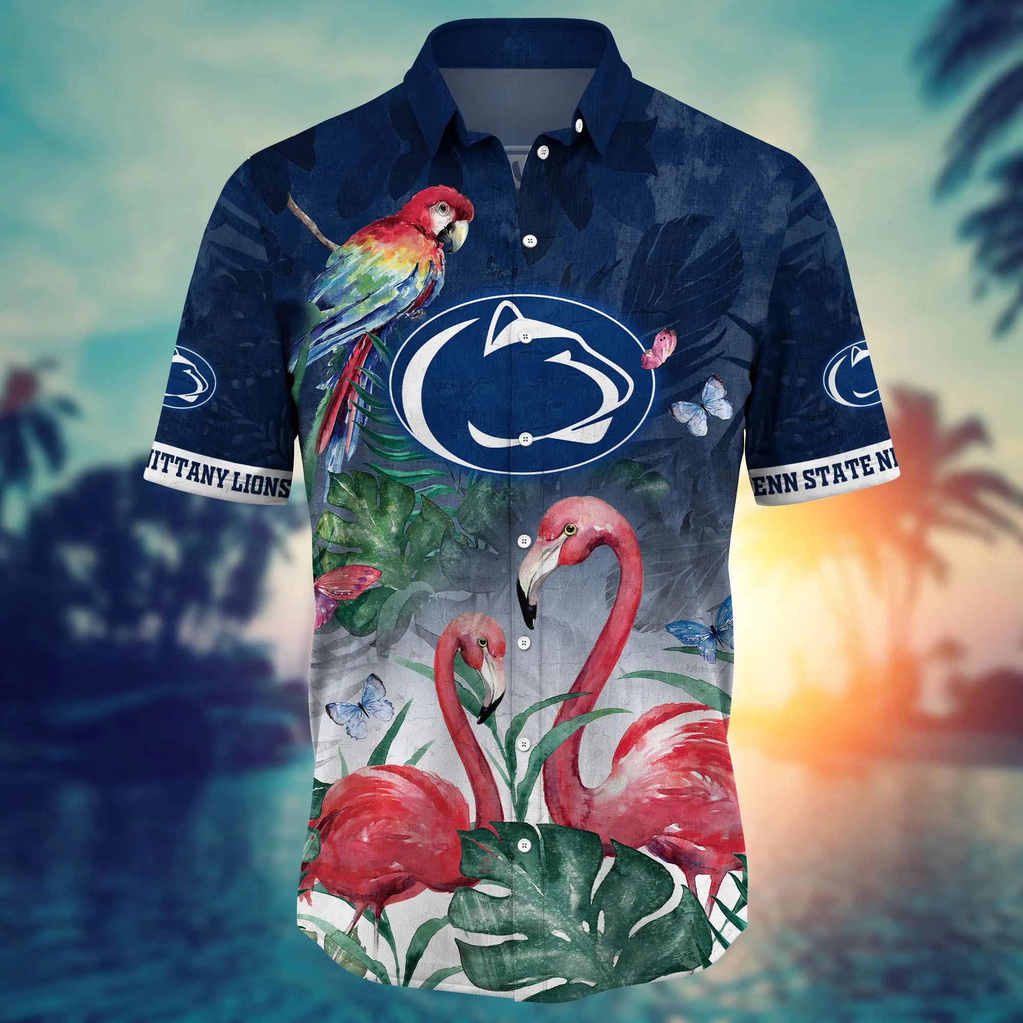 Penn State Nittany Lions NCAA Hawaiian Shirt Beach Balls Aloha Shirt