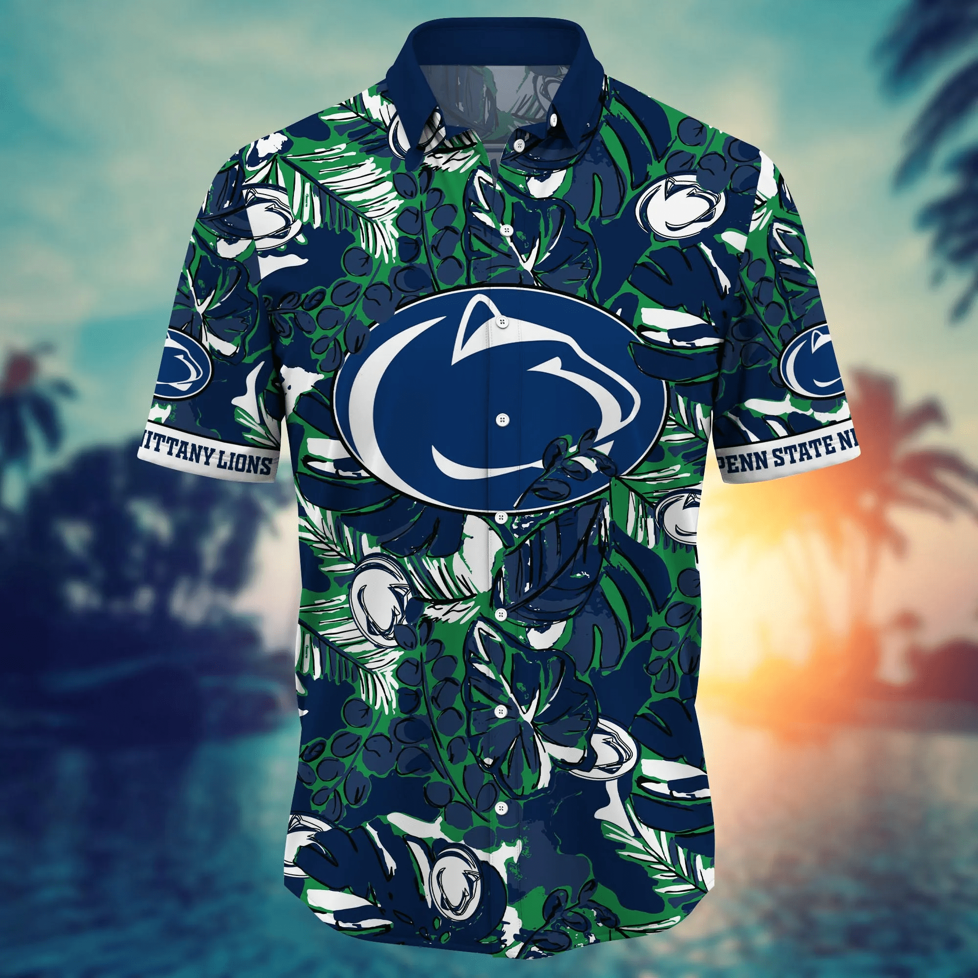 Penn State Nittany Lions NCAA Hawaiian Shirt Hot Season Aloha Shirt