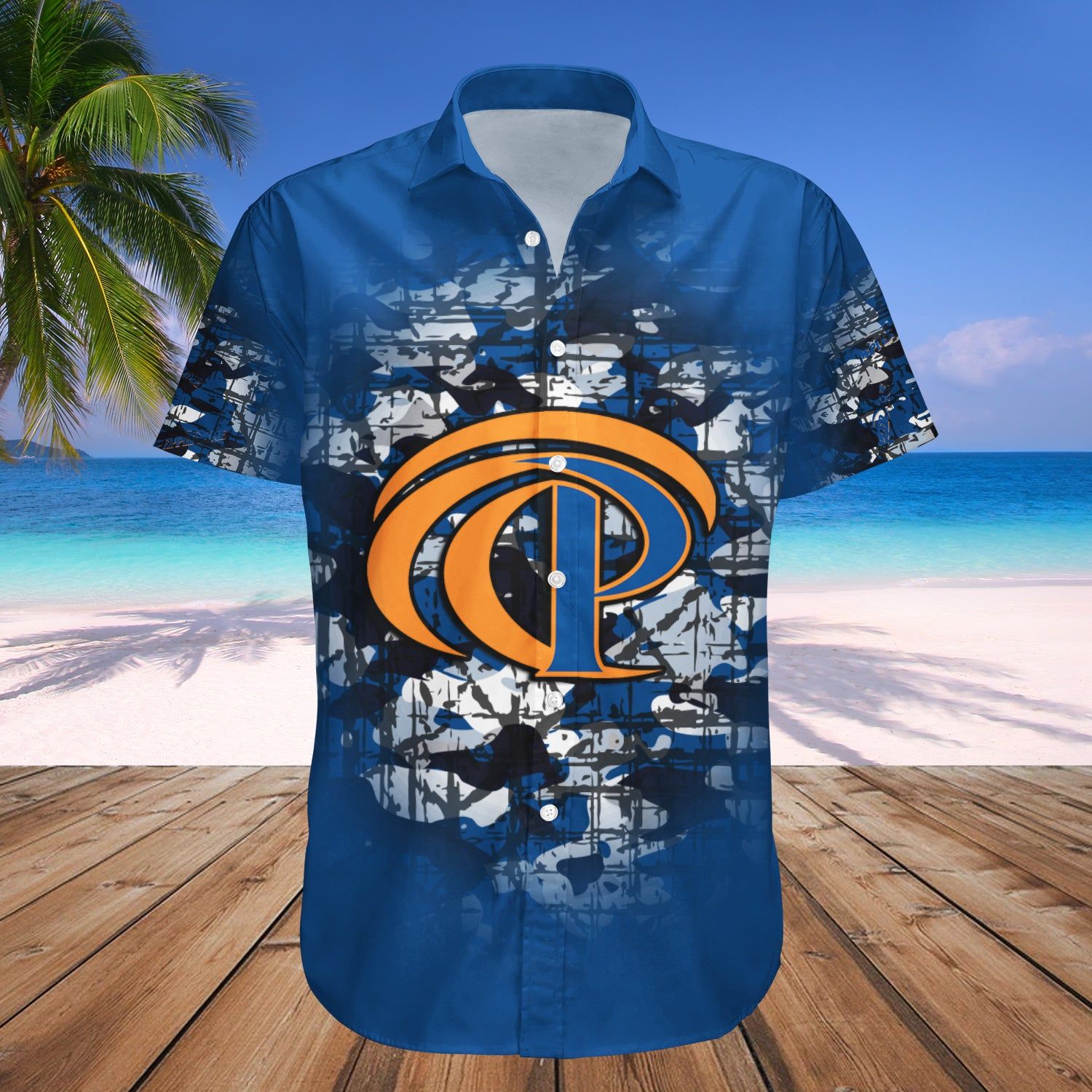 Pepperdine Waves Hawaii Shirt Camouflage Vintage – NCAA