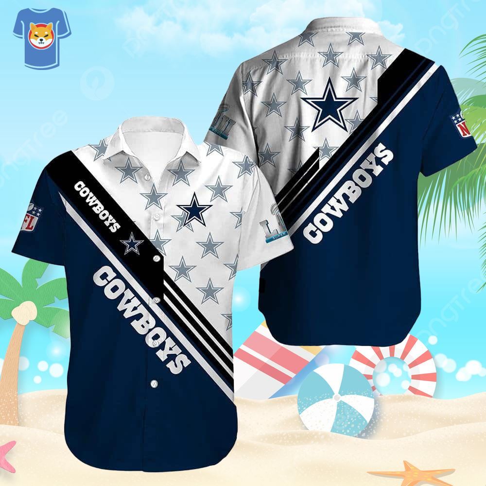 Perfect Beachwear Dallas Cowboys Hawaiian Style for Vacations