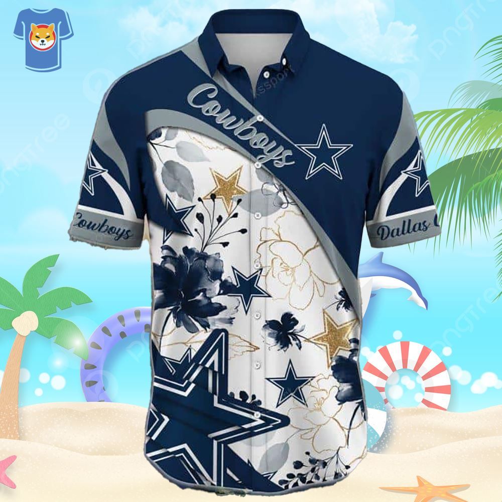 Perfect Summer Holiday Dallas Cowboys Hawaiian Beach Shirt