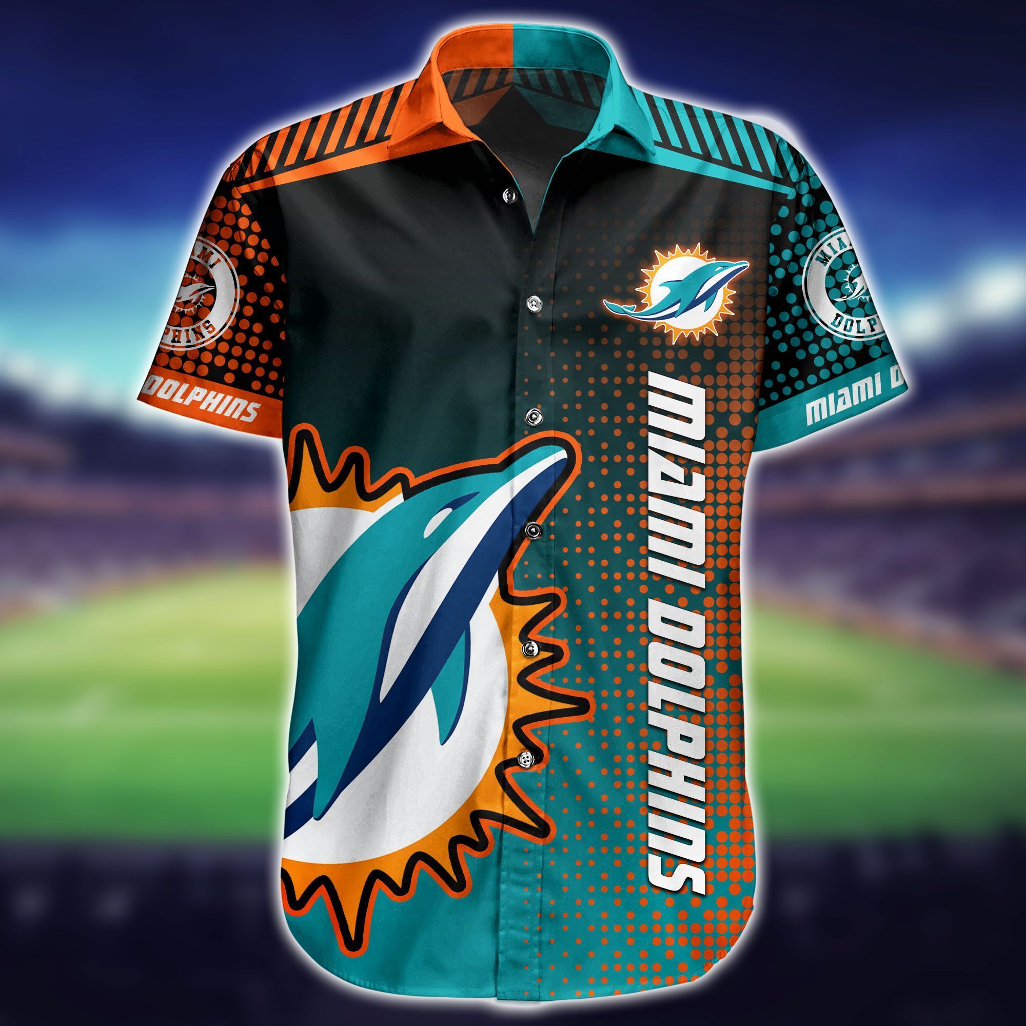 Personalize Your Miami Dolphins Hawaiian Shirt NFL Edition