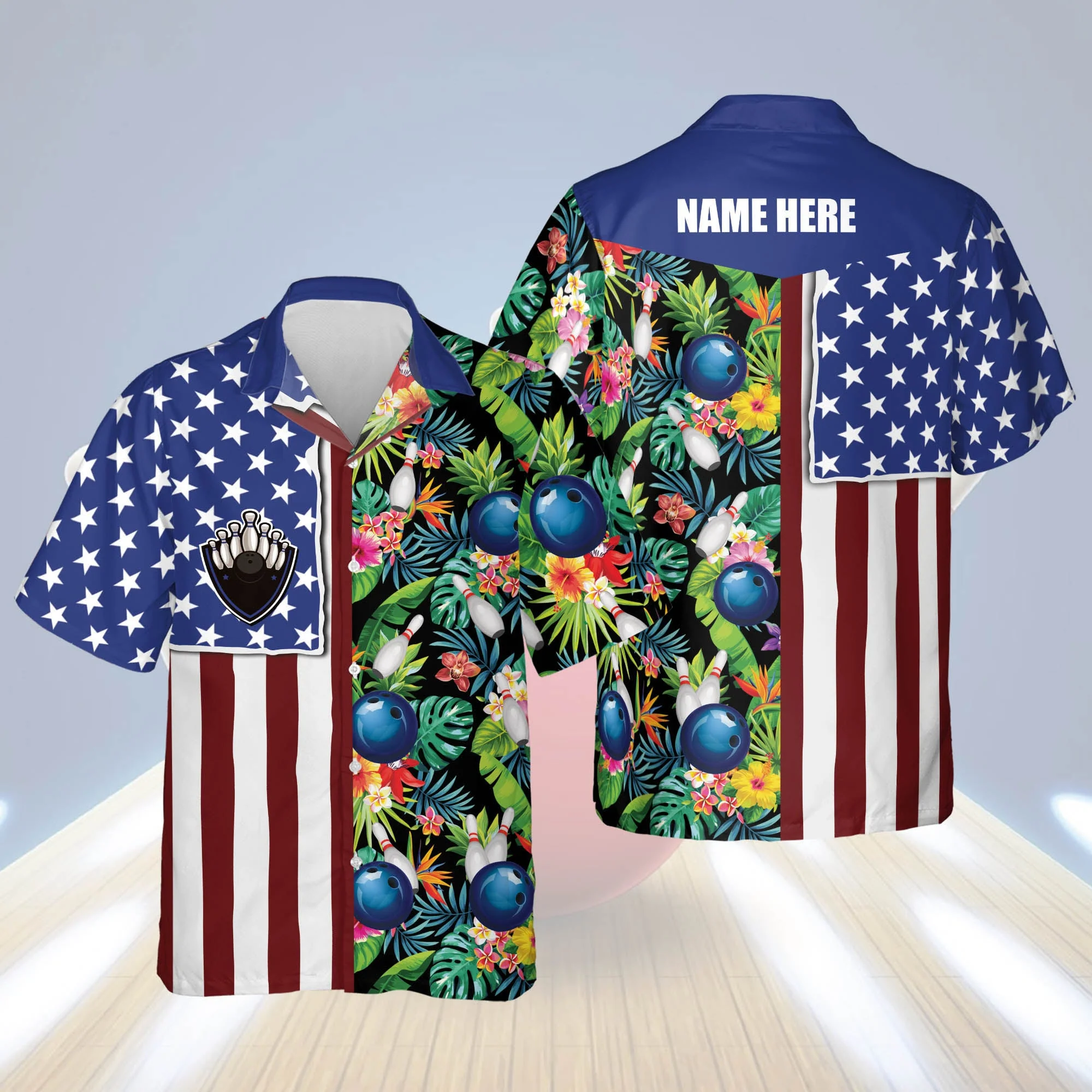 Personalized Bowling Trendy Hawaiian Shirt For Men, Custom Usa Texas Flag Hawaiian Bowling Shirts Personalized Bowling Trendy Hawaiian Shirt For Men, Custom Usa Texas Flag Hawaiian Bowling Shirts