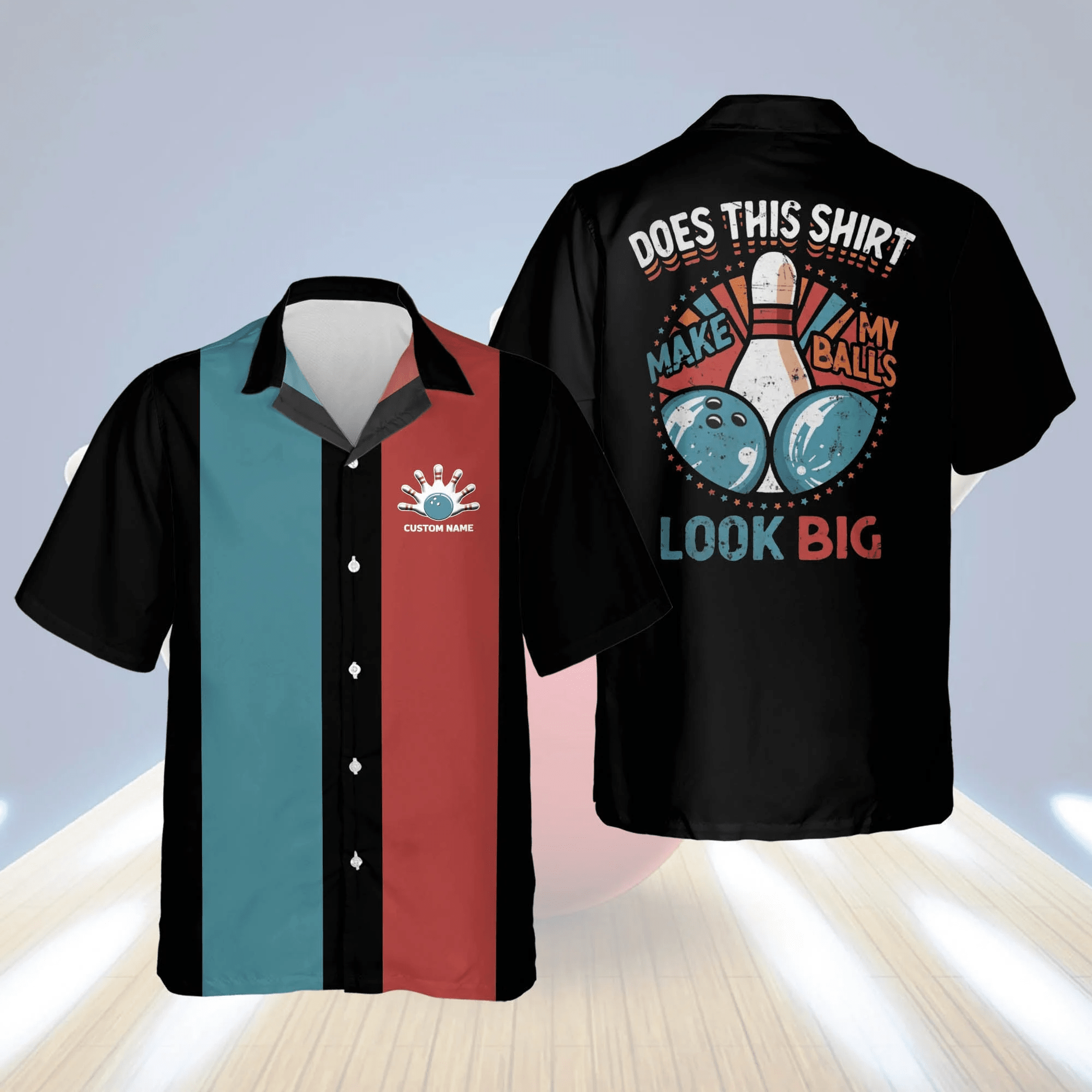 Personalized Bowling Trendy Hawaiian Shirt For Men, Does This Shirt Make My Balls Look Big Vintage Trendy Hawaiian Shirt Personalized Bowling Trendy Hawaiian Shirt For Men, Does This Shirt Make My Balls Look Big Vintage Trendy Hawaiian Shirt