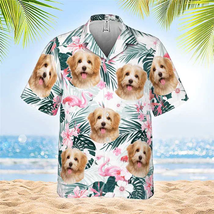 Personalized Custom Face Summer Vibe Hawaiian Shirt