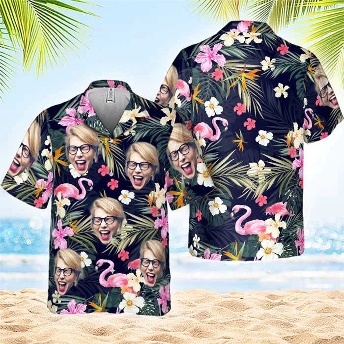 Personalized Custom Face Summer Vibe Hawaiian Shirt Personalized Custom Face Summer Vibe Hawaiian Shirt