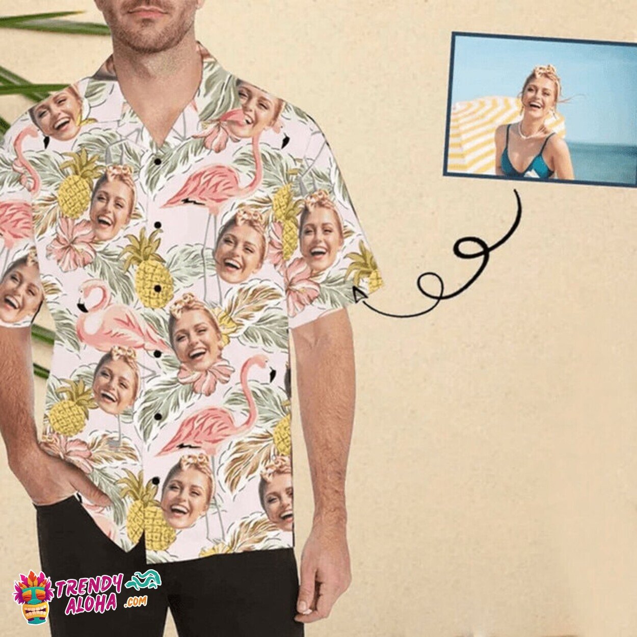 Personalized Hawaiian Shirt Shorts Set Custom Vacation Wear
