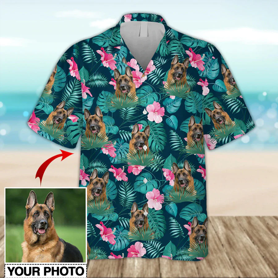 Personalized Photo Dog Trendy Hawaiian Shirt, Trendy Hawaiian Shirts For Men, Women