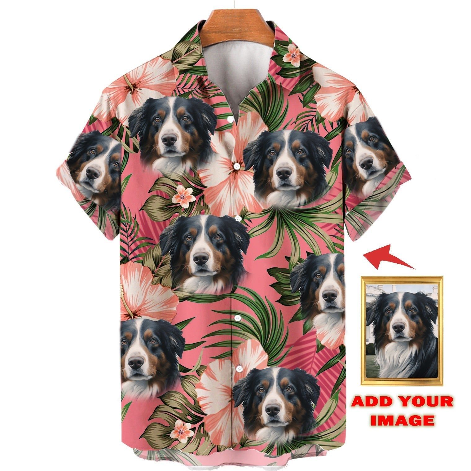 Personalized Puppy Lovers Gift Flowers Pattern Pink Color Hawaiian Shirt Personalized Puppy Lovers Gift Flowers Pattern Pink Color Hawaiian Shirt