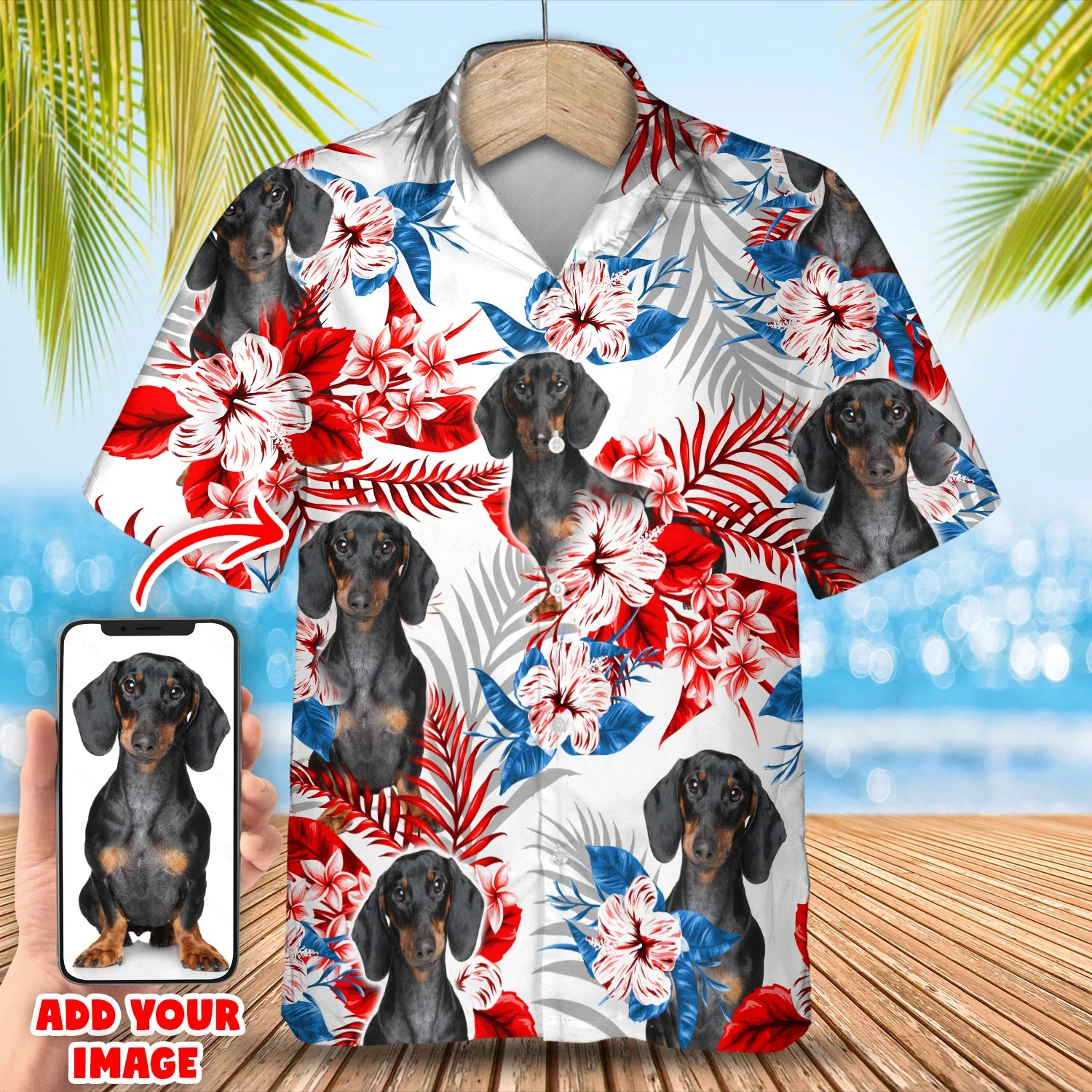 Pet Custom Photo American Flag Trendy Hawaiian Shirt, Dog Summer Aloha Shirt, Men Trendy Hawaiian Shirt, Women Trendy Hawaiian Shirt Pet Custom Photo American Flag Trendy Hawaiian Shirt, Dog Summer Aloha Shirt, Men Trendy Hawaiian Shirt, Women Trendy Hawaiian Shirt