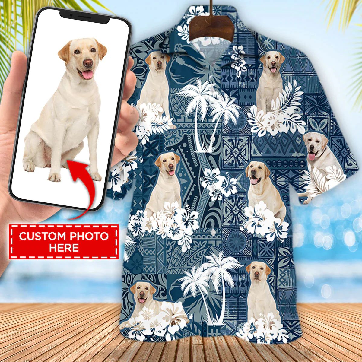 Pet Custom Photo Hawaiian Shirt
