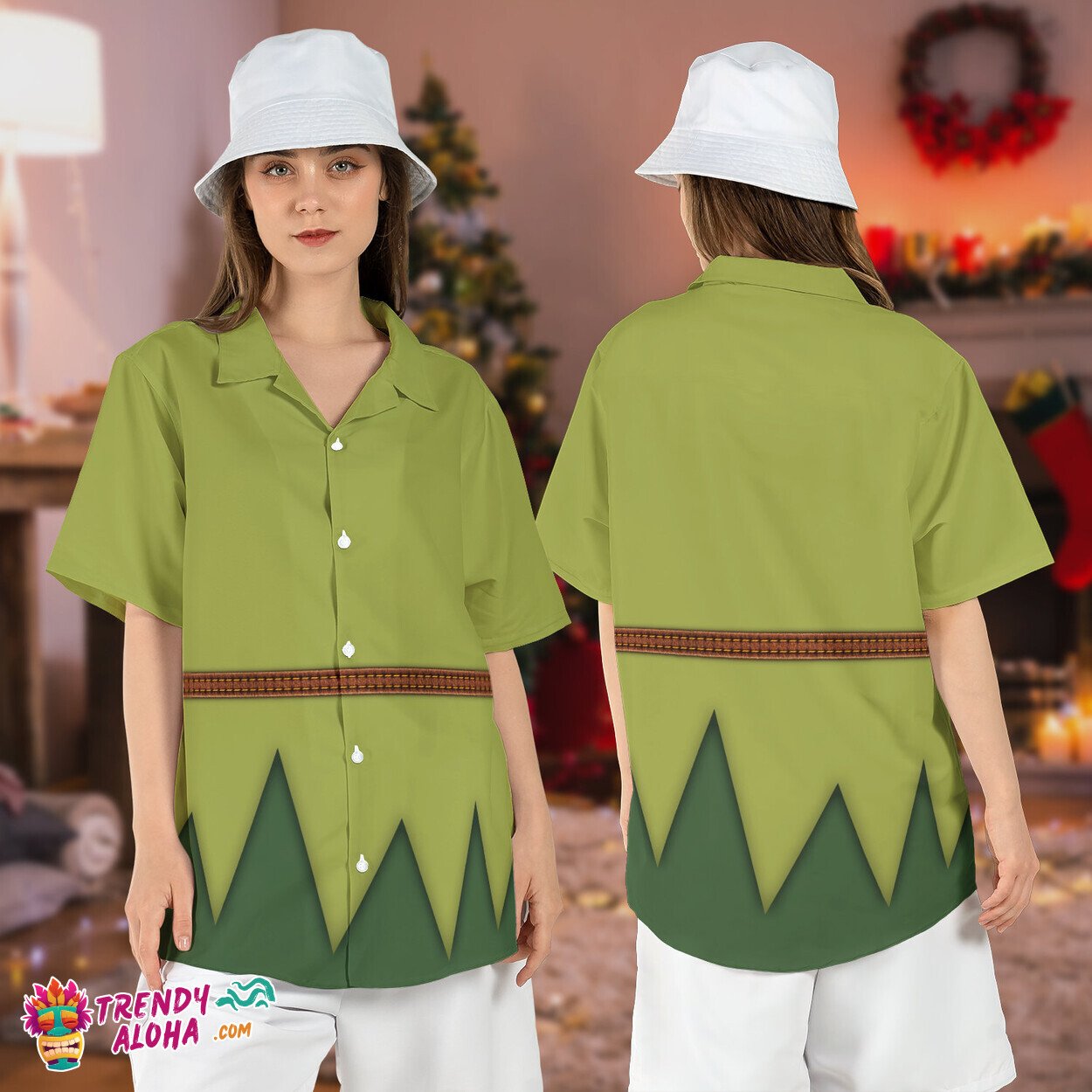 Peter Pan Neverland Magic Kingdom Halloween Costume Aloha Top