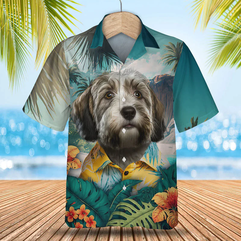 Petit Basset Griffon Vende´En 3D Trendy Hawaiian Shirt, Dog Lover Trendy Hawaiian Shirt, Summer Trendy Hawaiian Shirt For Men And Women