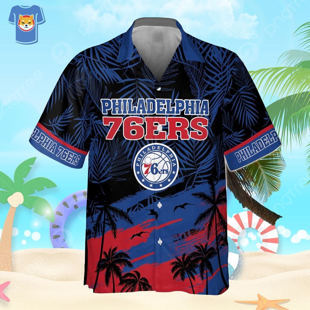 Philadelphia 76Ers Basketball Association Hawaiian Shirt