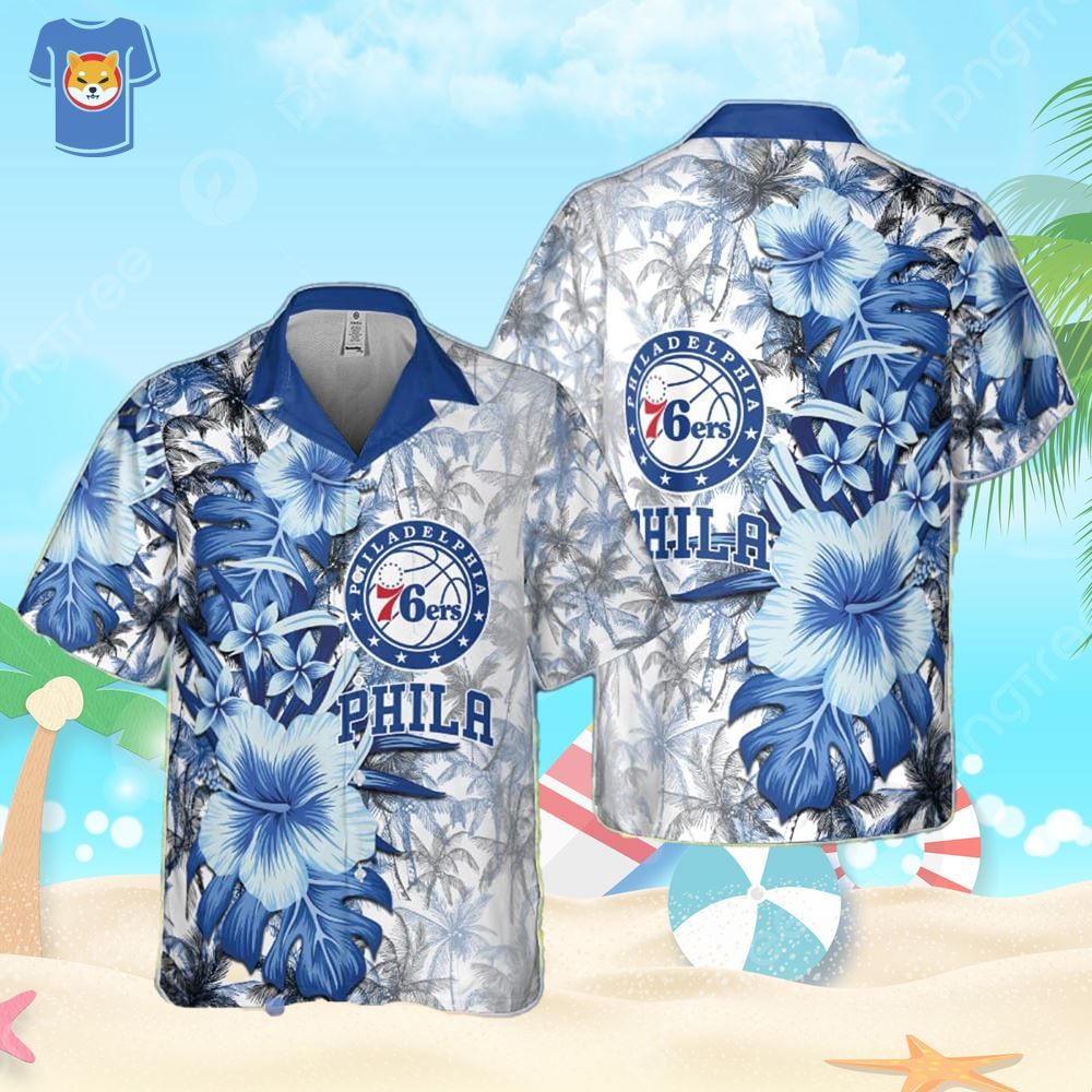 Philadelphia 76Ers National Basketball Association Hawaiian Shirt For Men Women Philadelphia 76Ers National Basketball Association Hawaiian Shirt For Men Women
