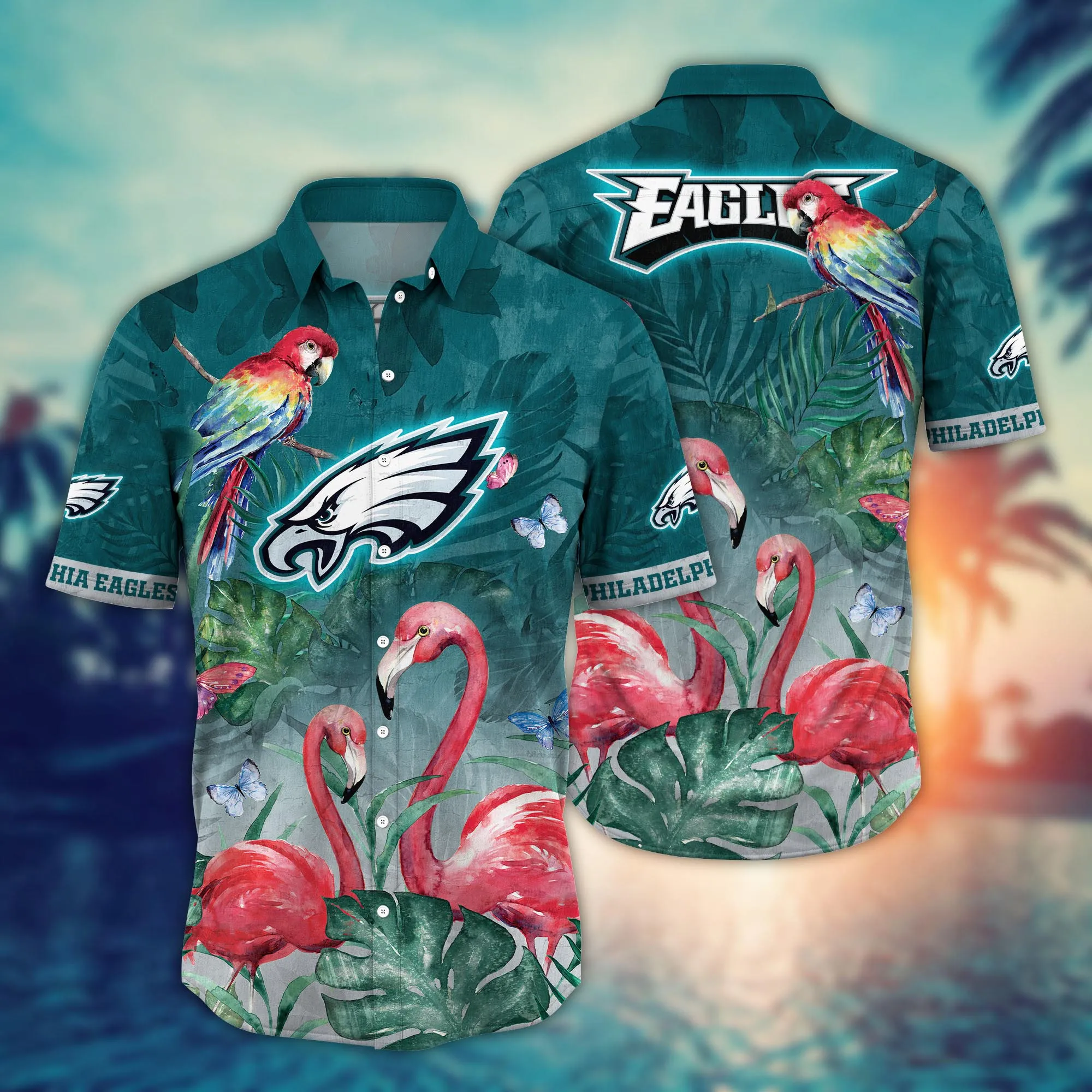 Philadelphia Eagles NFL Hawaiian Shirt Midsummer Aloha Shirt