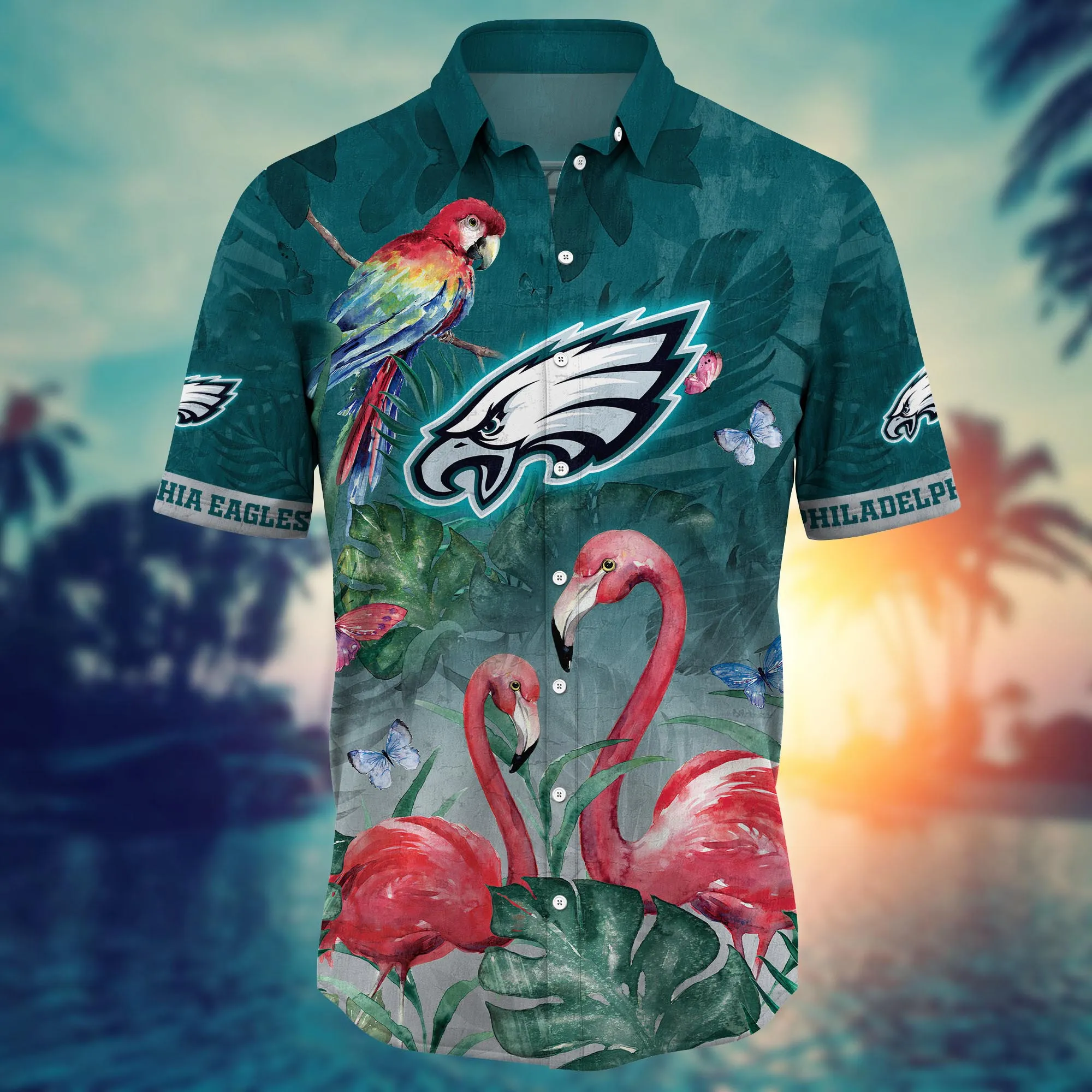 Philadelphia Eagles NFL Hawaiian Shirt Midsummer Aloha Shirt