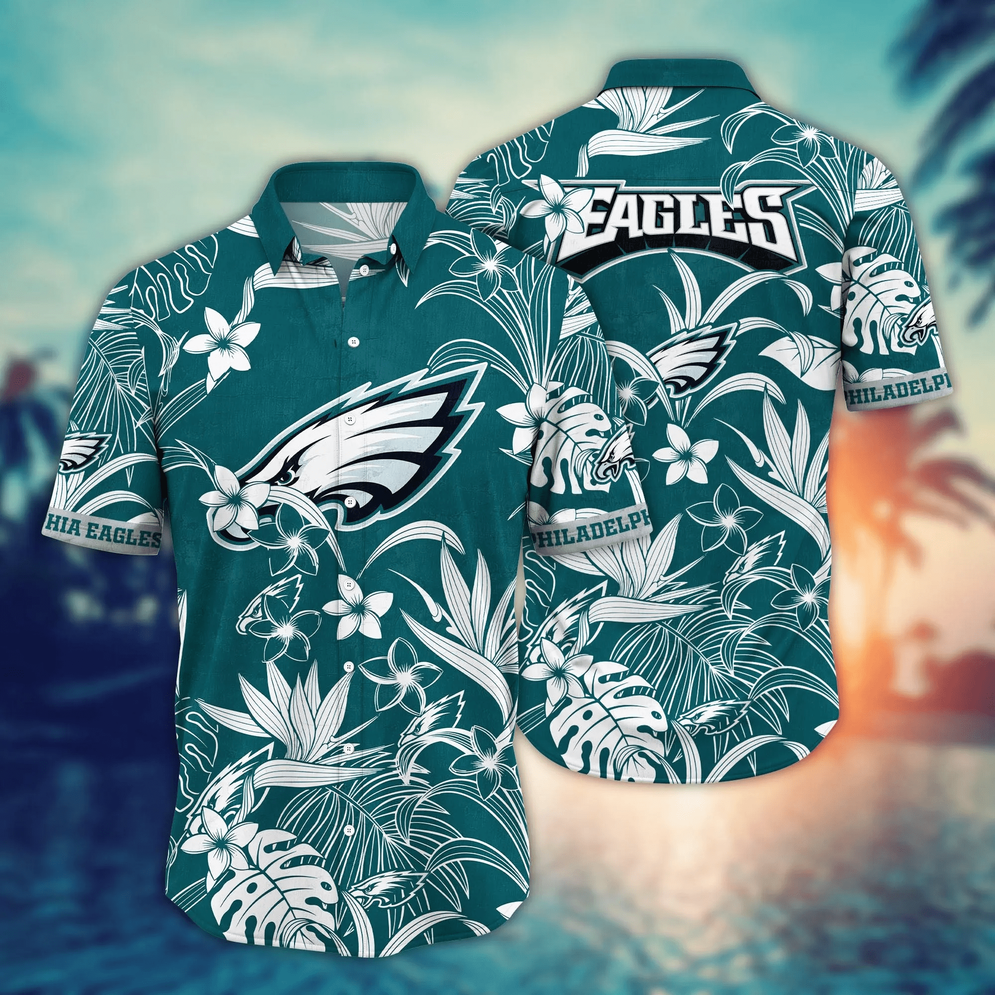 Philadelphia Eagles NFL Hawaiian Shirt Solstice Aloha Shirt