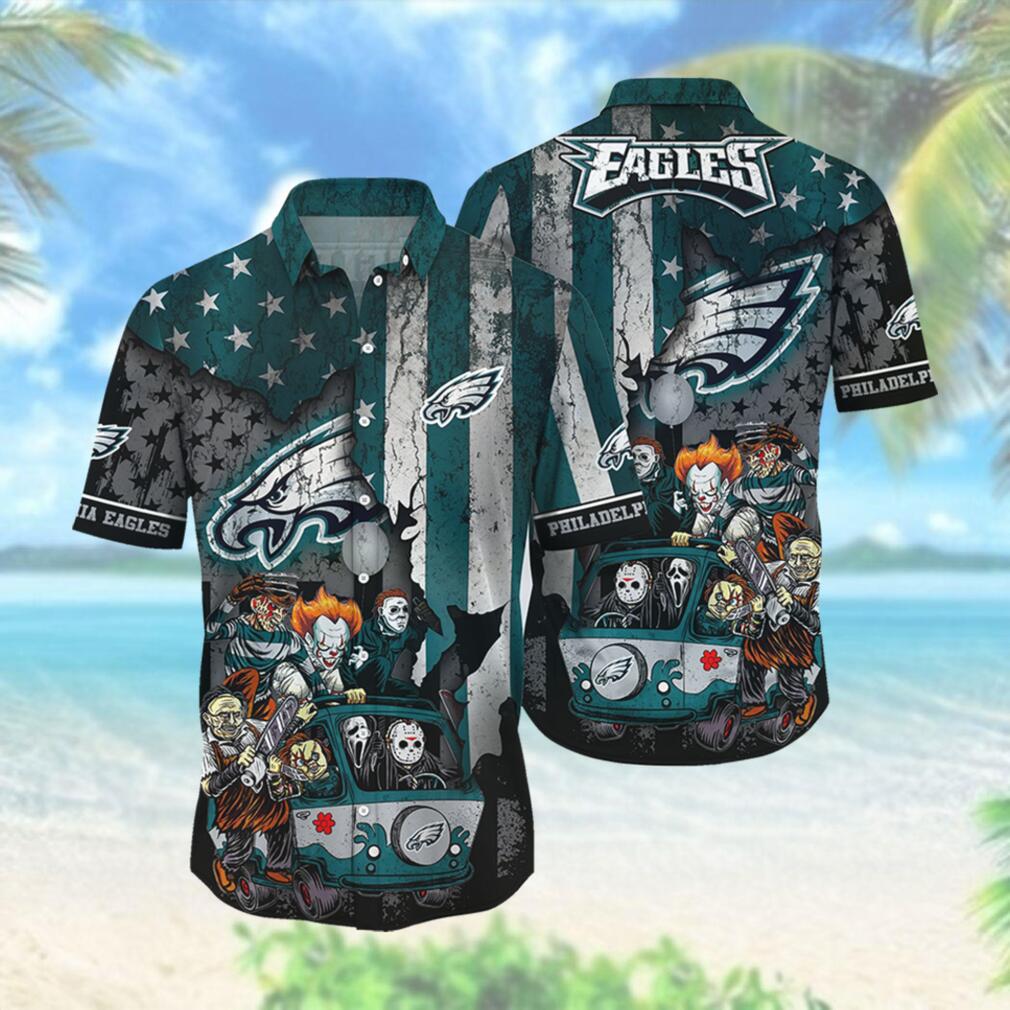 Philadelphia Eagles Team Design Hawaiian Shirt Trendy Aloha