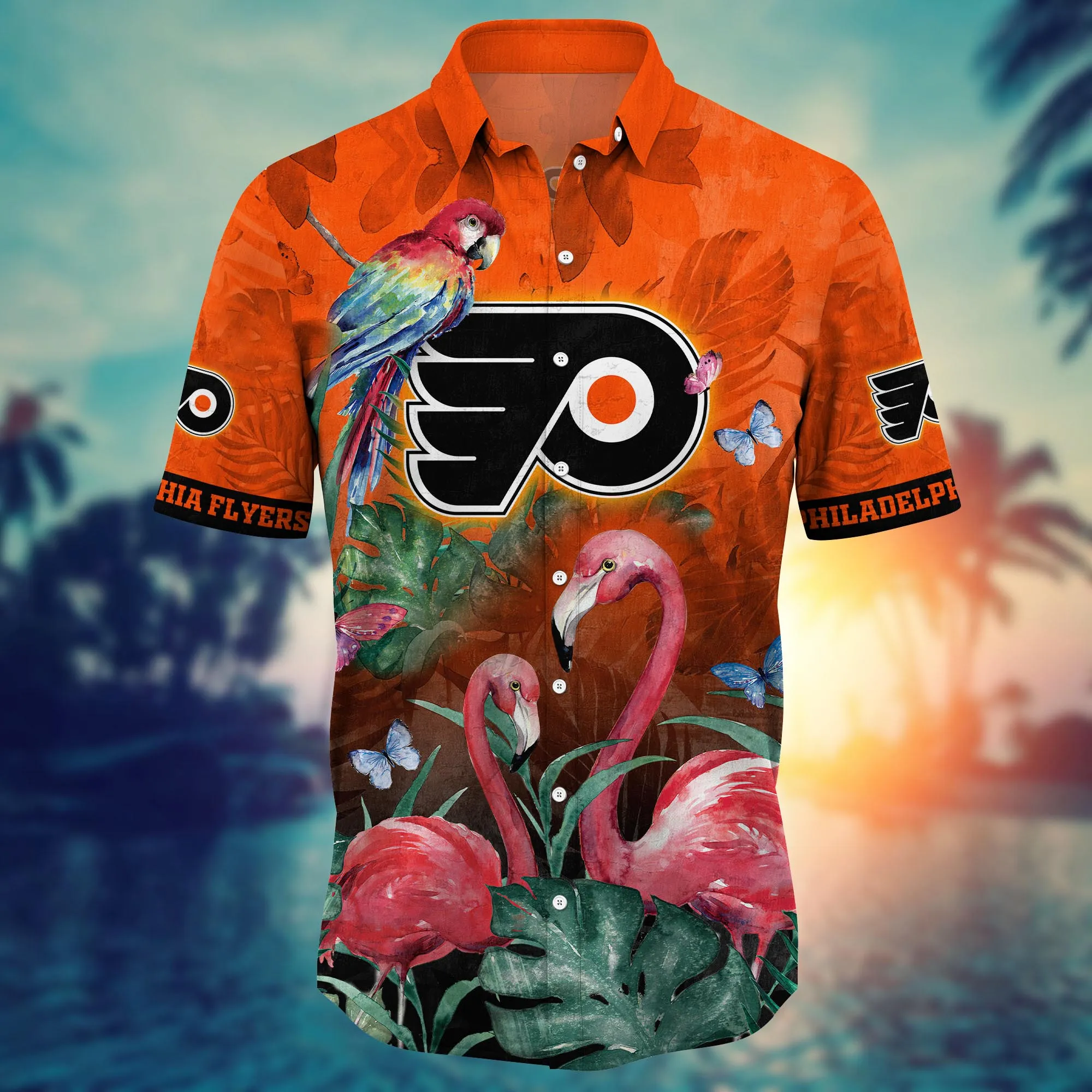 Philadelphia Flyers NHL Hawaiian Shirt Balmy Aloha Shirt