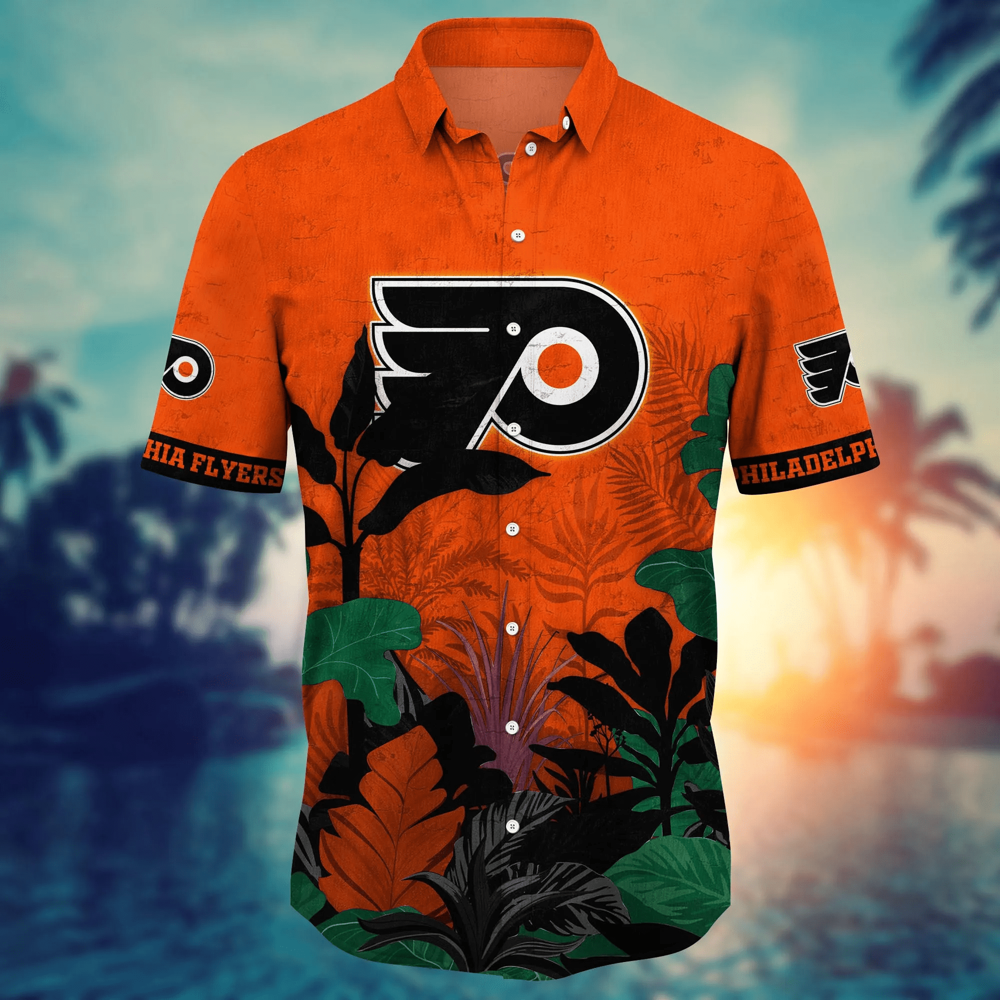 Philadelphia Flyers NHL Hawaiian Shirt July Aloha Shirt