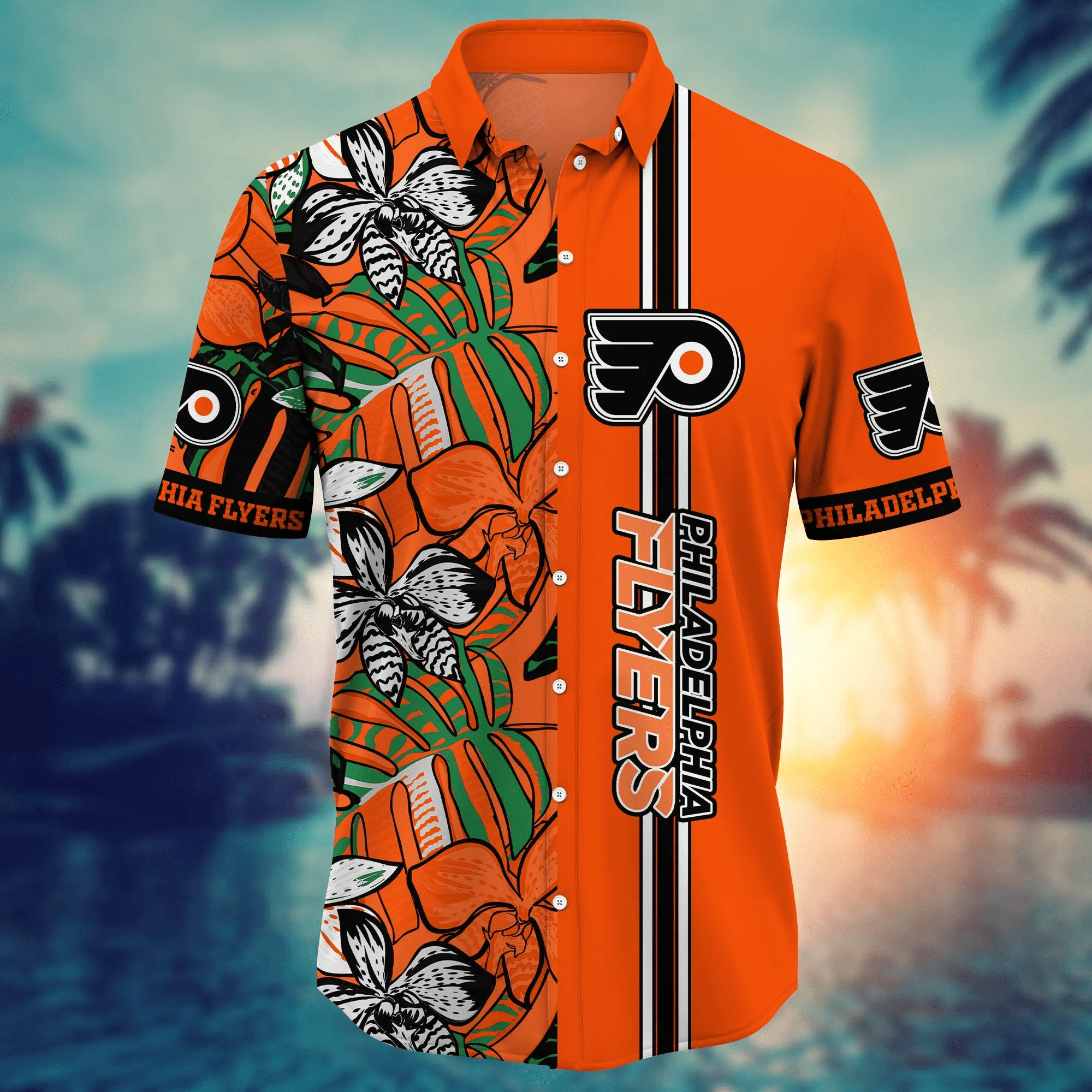 Philadelphia Flyers NHL Hawaiian Shirt Warm Season Aloha Shirt